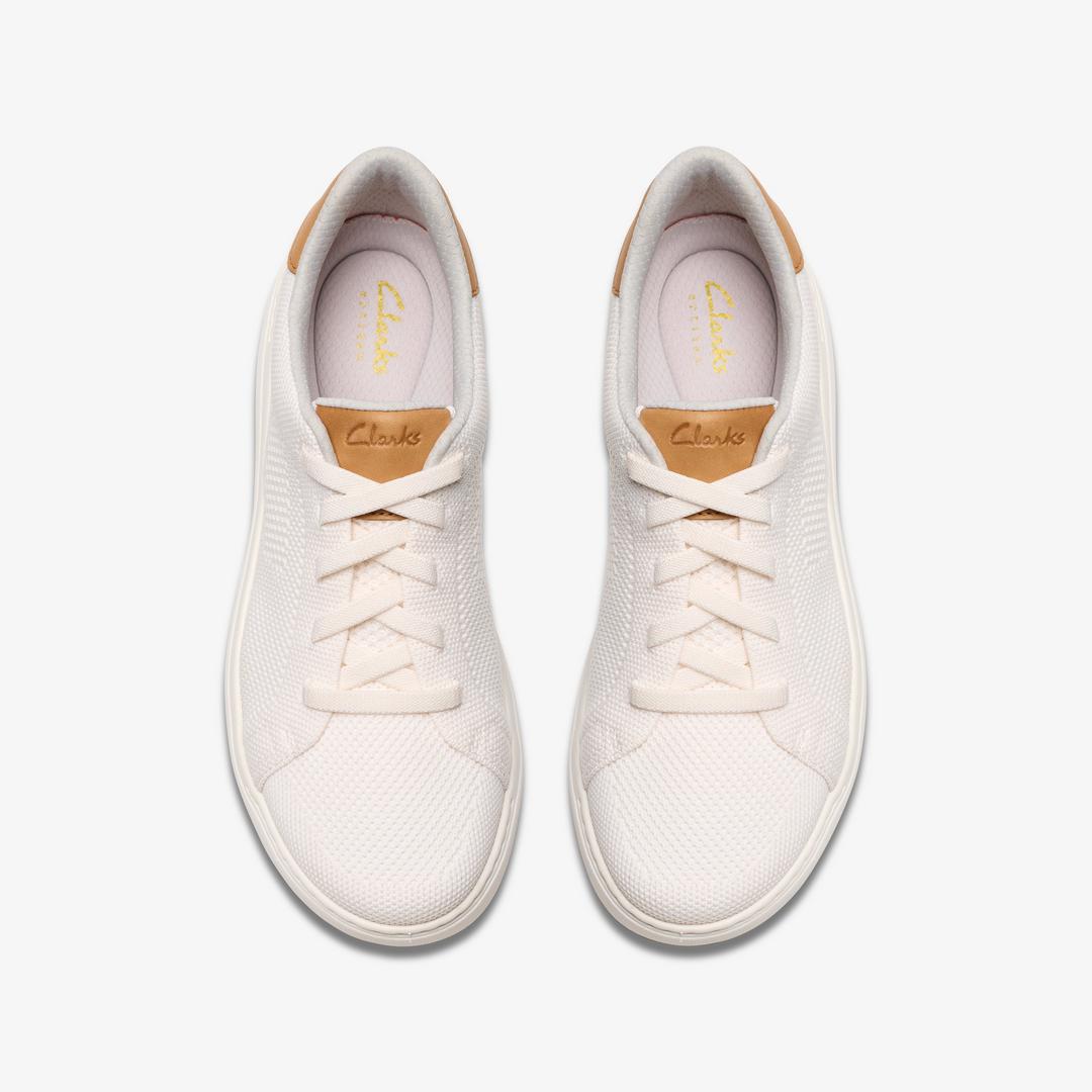 Women's Nalle Walk White Knit Sneakers - Image 6