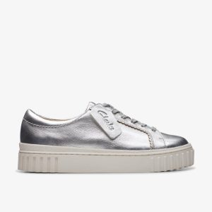 Womens Mayhill Walk Silver Metallic Sneaker US