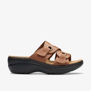 WOMENS Merliah2 Cove Tan Leather Wedges