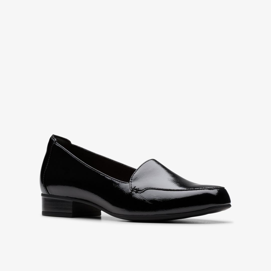 Womens Krystine Lily Black Patent Slip-Ons - Image 4