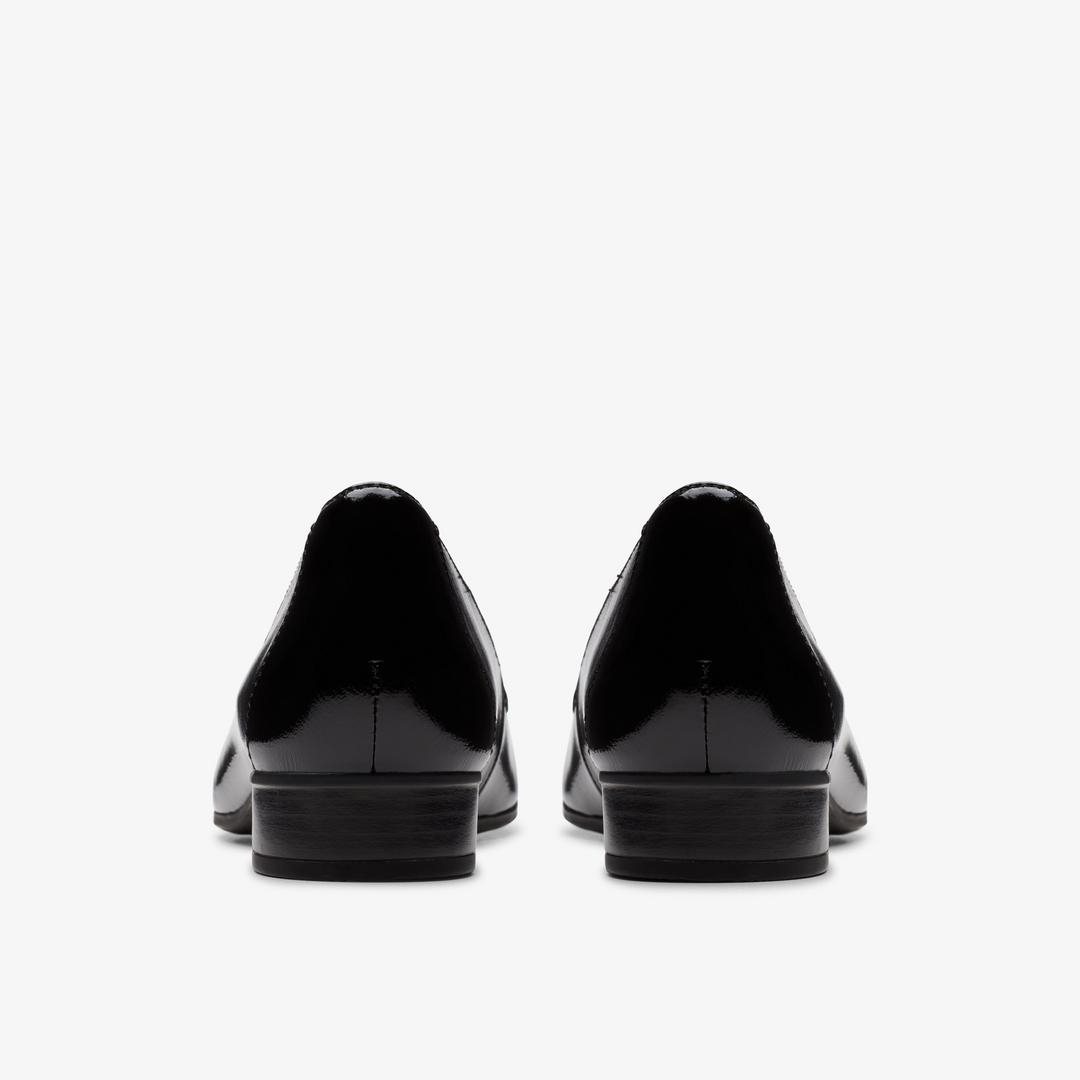 Womens Krystine Lily Black Patent Slip-Ons - Image 5