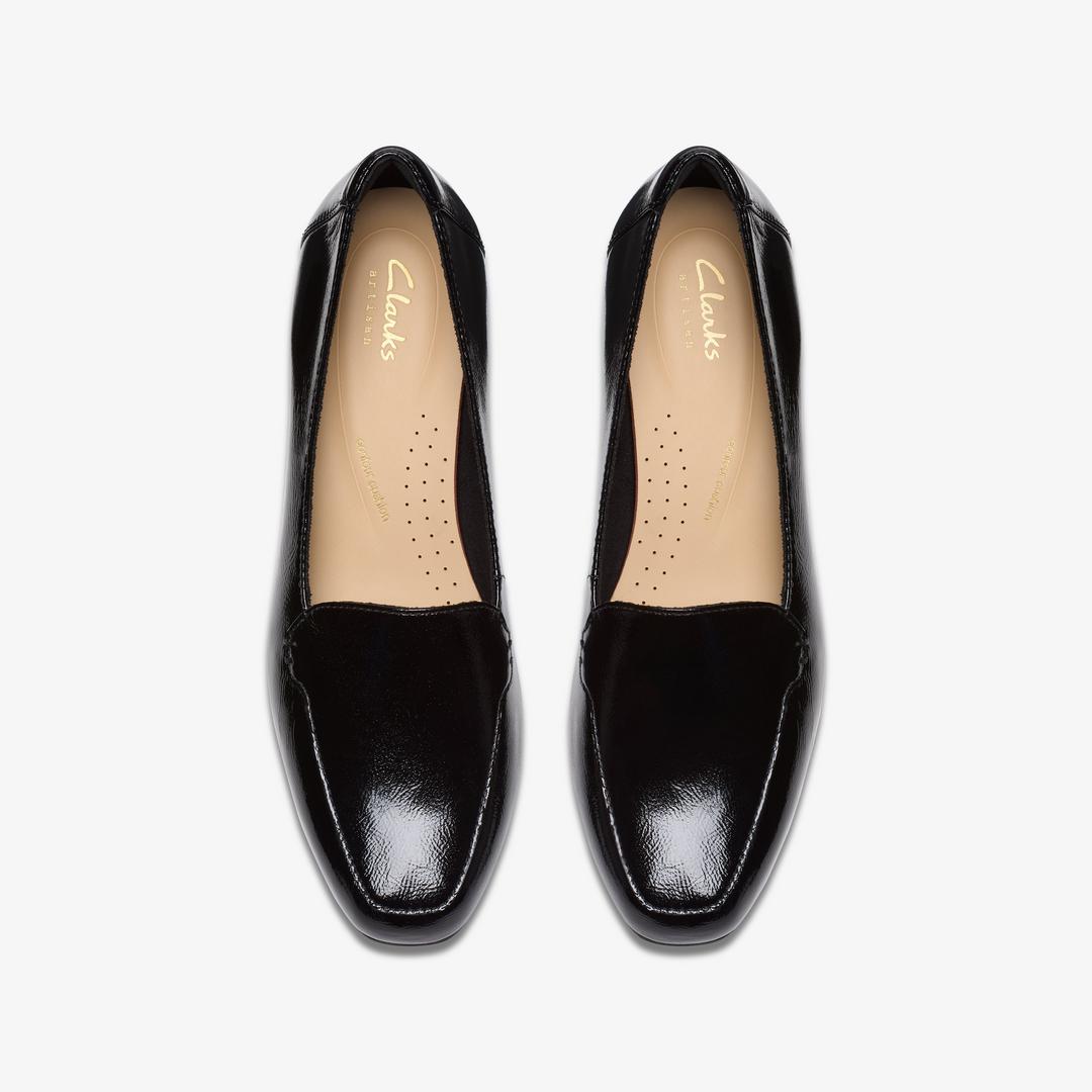 Womens Krystine Lily Black Patent Slip-Ons - Image 6