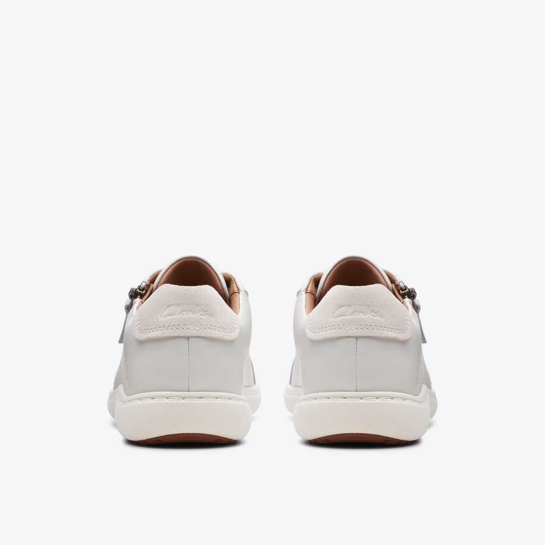 Women's Nalle Lace White Leather Sneakers - Image 5