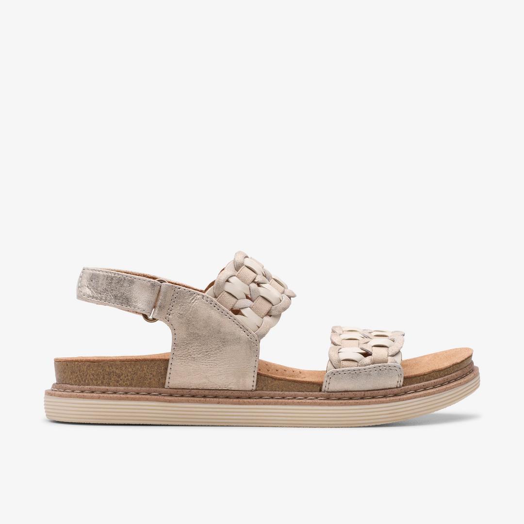 Women's Arwell Glide Metallic Combination Flat Sandals