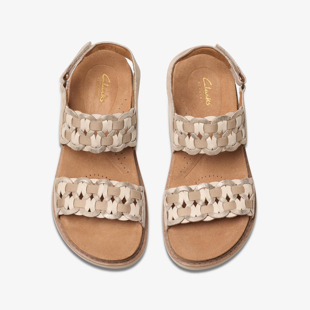 Women's Arwell Glide Metallic Combination Flat Sandals - Image 8