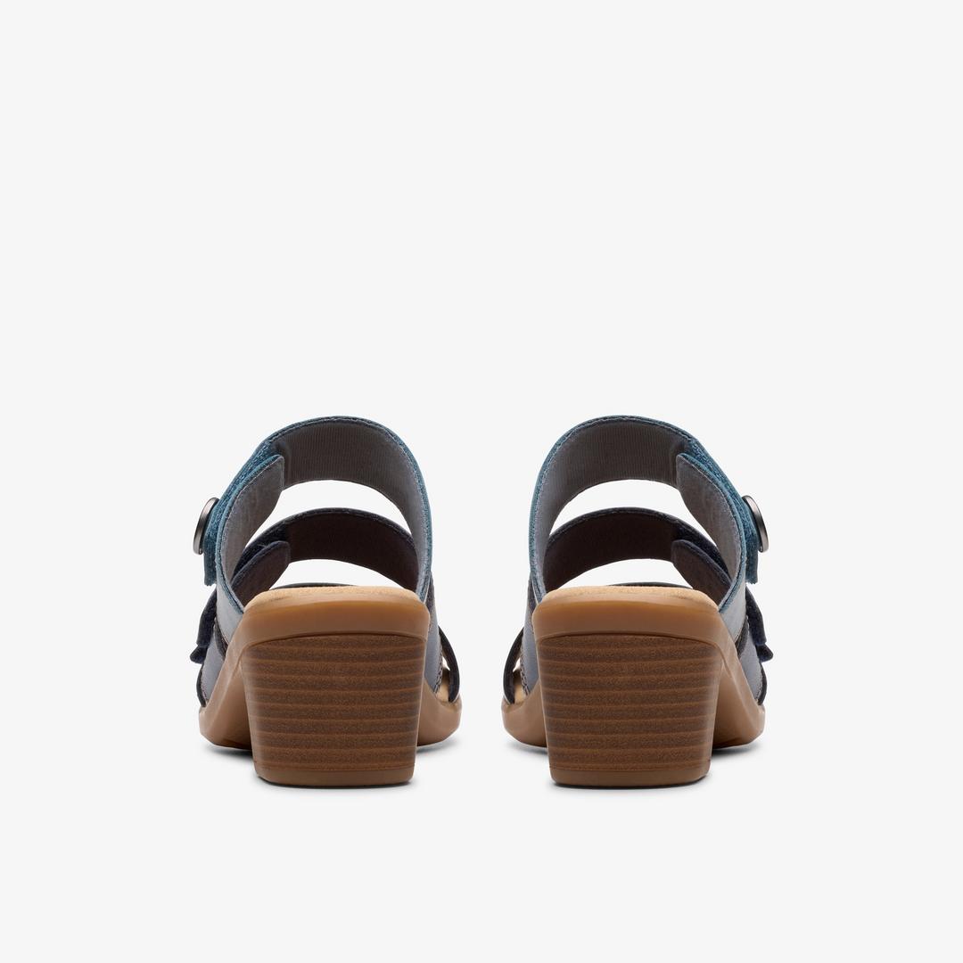 Women's Emily 2 Adella Navy Multicolour Heeled Sandals - Image 6