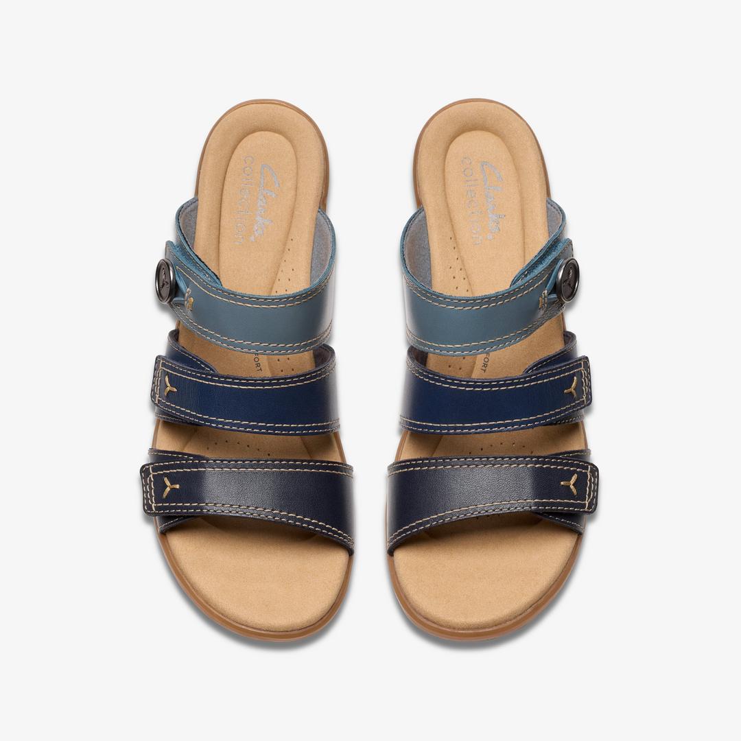 Women's Emily 2 Adella Navy Multicolour Heeled Sandals - Image 7