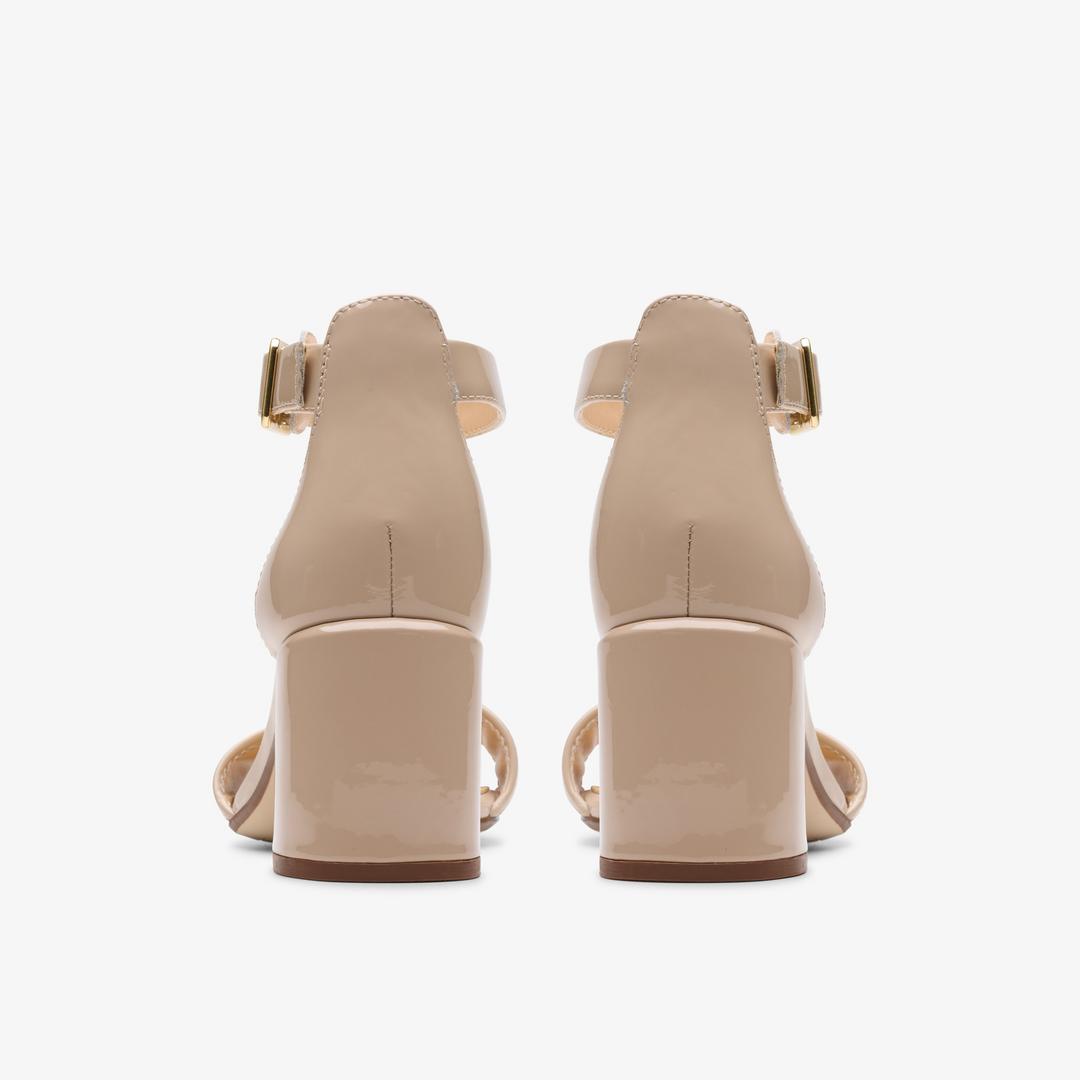 Women's Ezoria Mae Sand Patent Heeled Sandals - Image 6