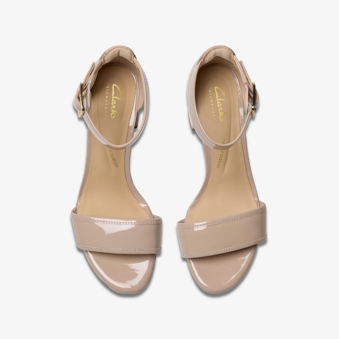 Women's Ezoria Mae Sand Patent Heeled Sandals - Image 7