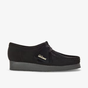 Women's Wallabee? Black Suede Shoes