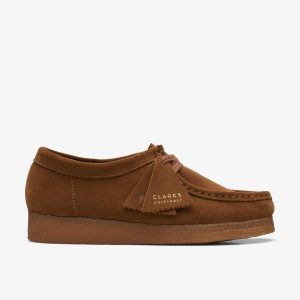 Women's Wallabee? Cola Suede Shoes
