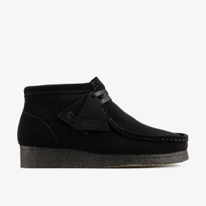 Women's Wallabee? Boot Black Suede Boots