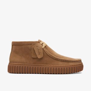 Torhill Hi Dark Sand Suede Ankle Boots