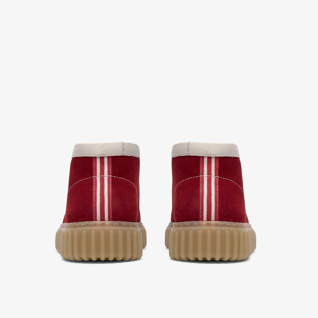 Mens Torhill Hi Red Suede Ankle Boots - Image 5