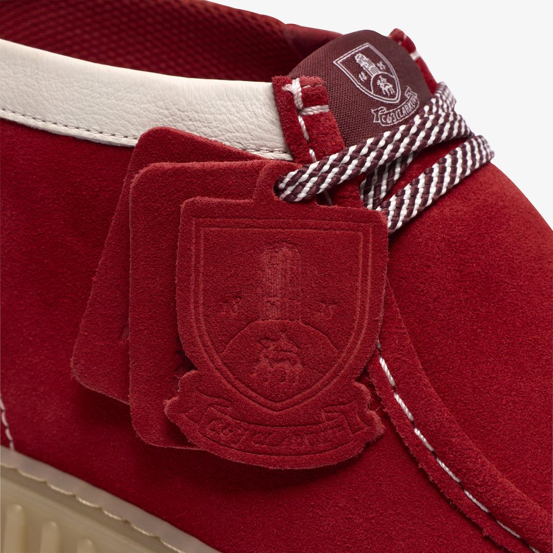 Mens Torhill Hi Red Suede Ankle Boots - Image 8