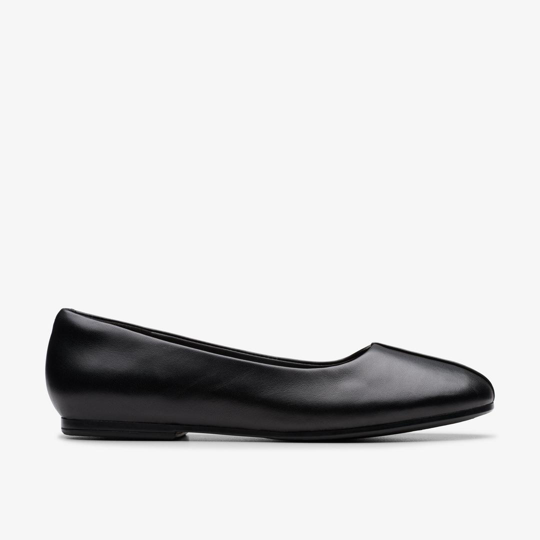 Womens Livia Lily Black Leather Pumps US