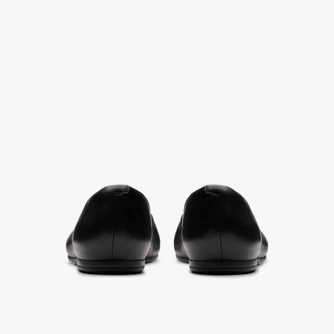 Womens Livia Lily Black Leather Pumps US - Image 5