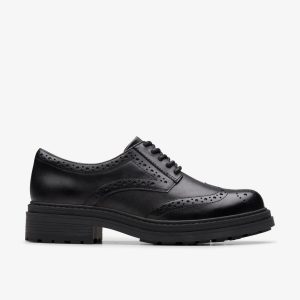WOMENS Orinoco3 Derby Black Leather Loafers