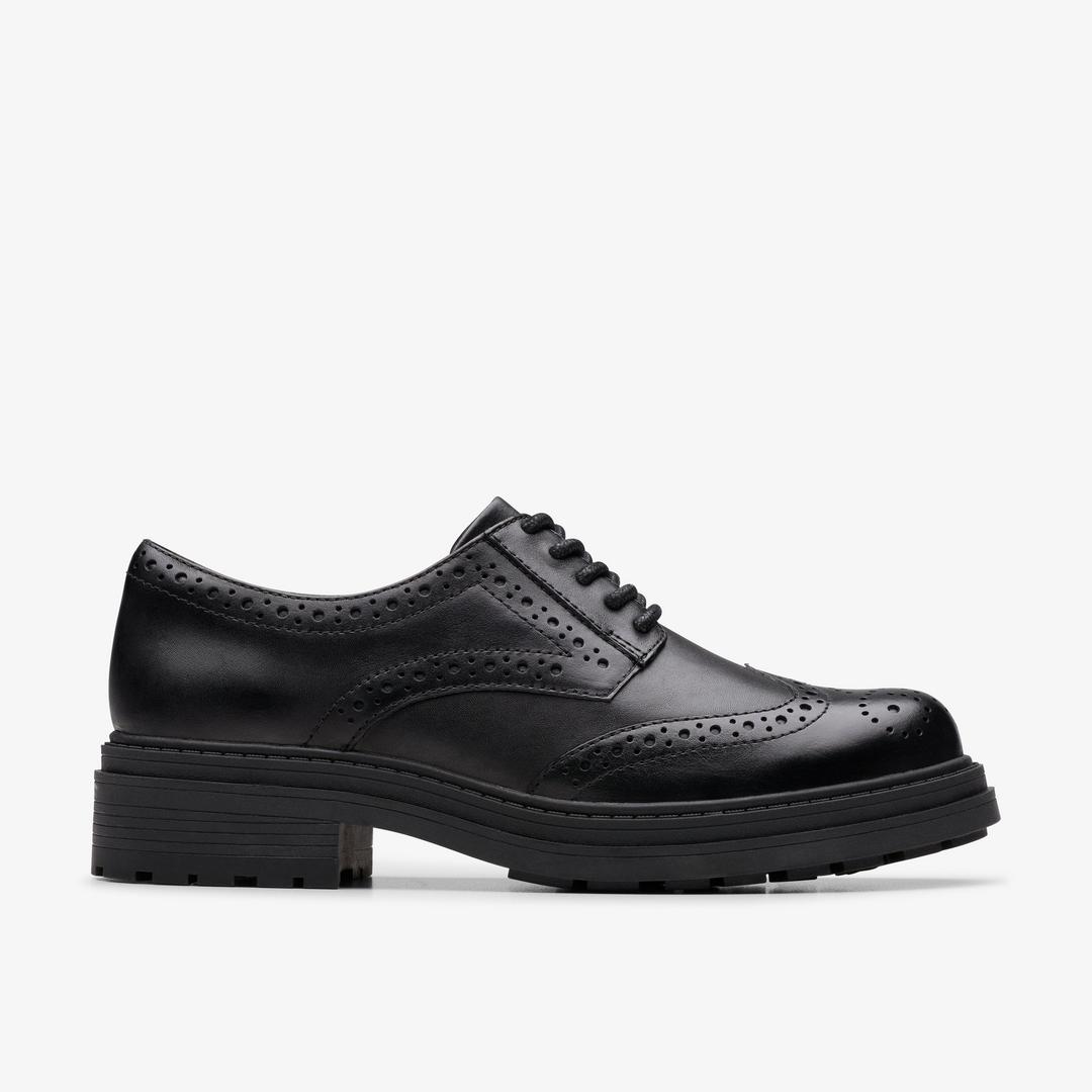 WOMENS Orinoco3 Derby Black Leather Loafers