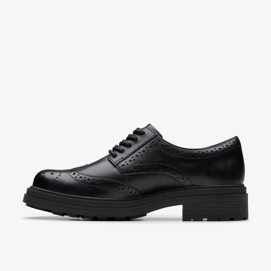 WOMENS Orinoco3 Derby Black Leather Loafers - Image 2