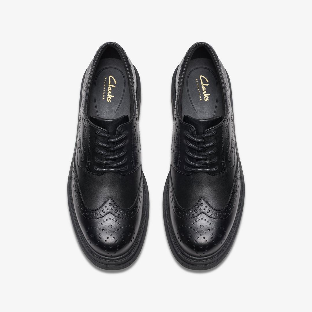 WOMENS Orinoco3 Derby Black Leather Loafers - Image 6