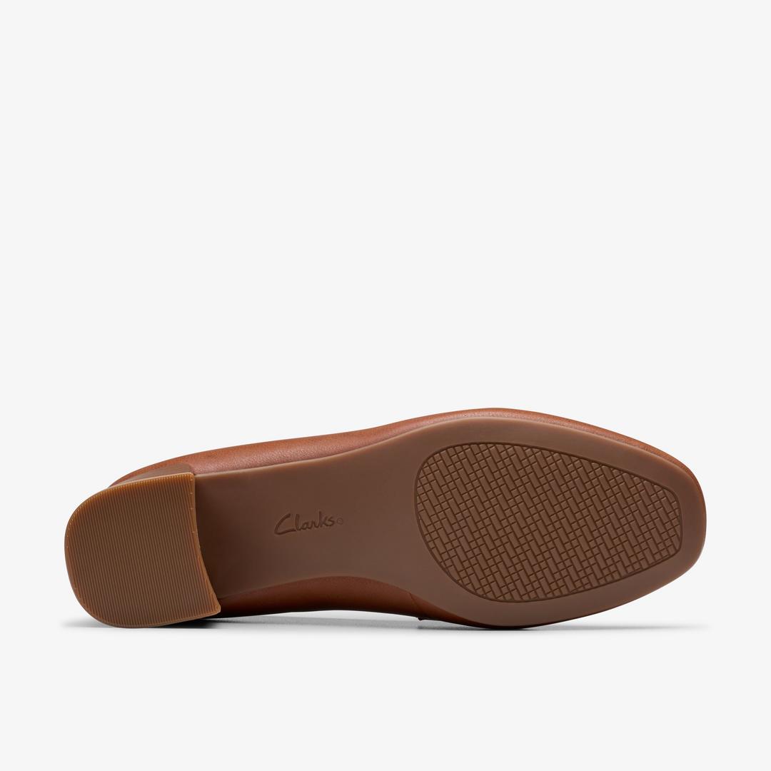 Womens Iridessa Sky Dark Tan Leather Loafers - Image 3