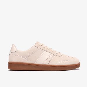 Womens Seco Speed 2 Off White Suede Sneakers