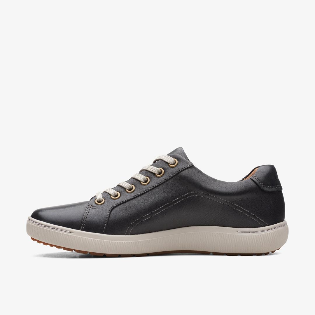 Women's Nalle Lace Black Leather Sneakers - Image 2