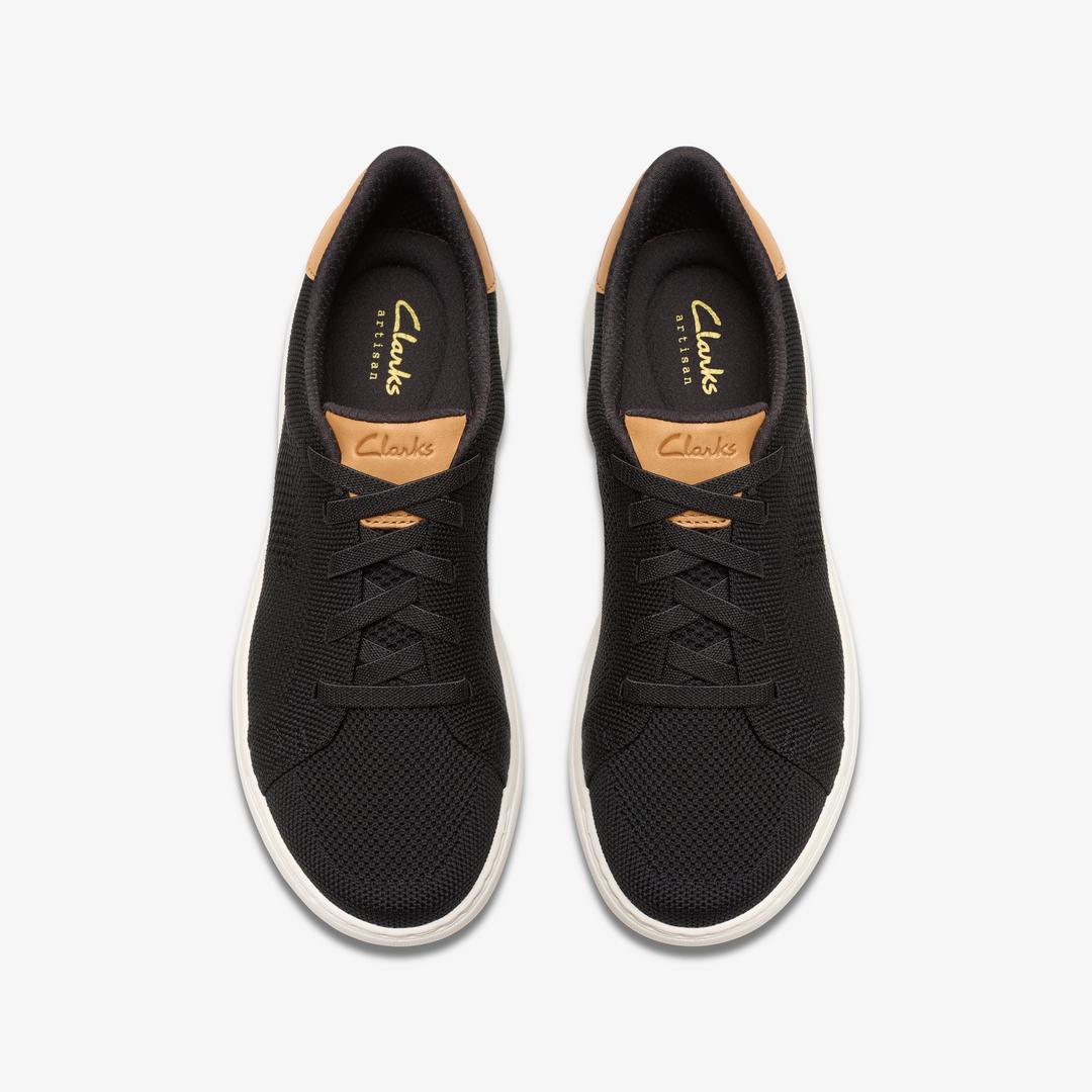 Women's Nalle Walk Black Knit Sneakers - Image 6