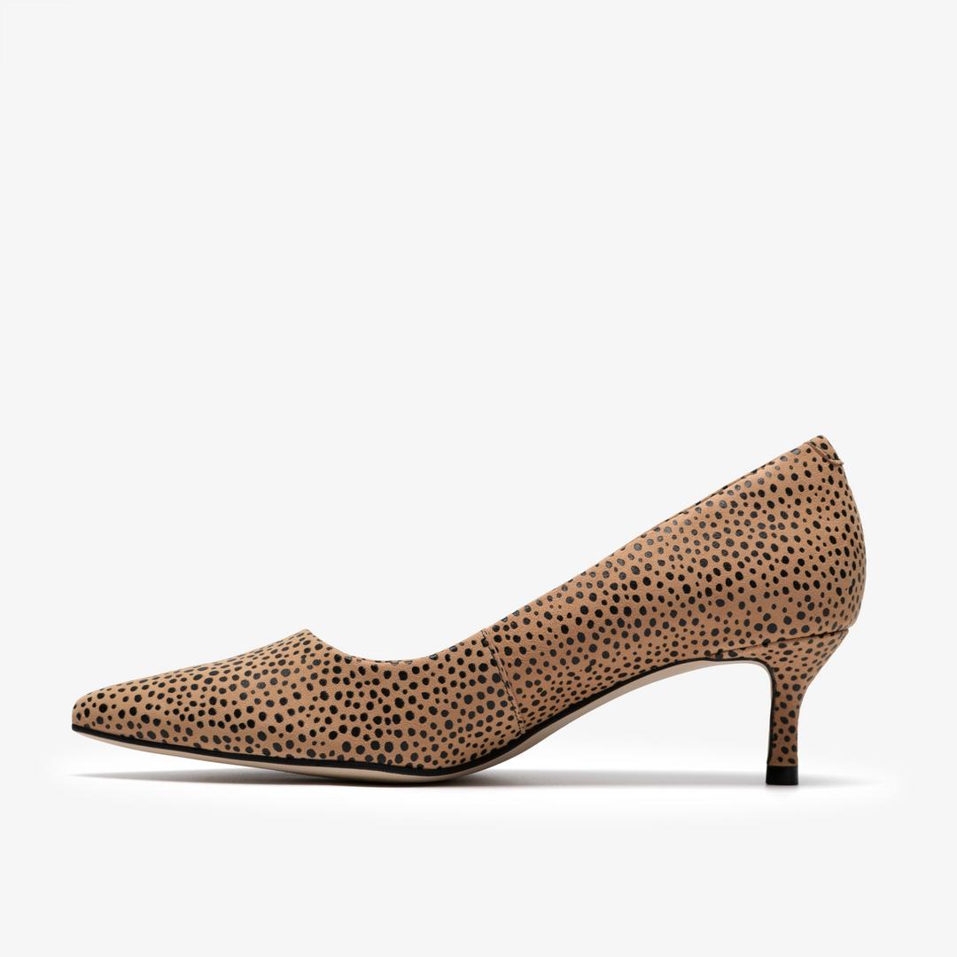 Womens Zarey Court Animal Print Court Shoes - Image 2