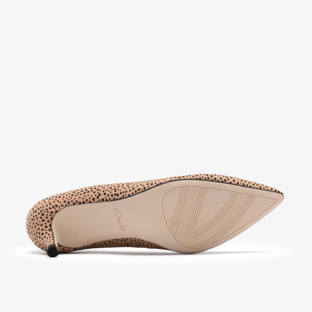 Womens Zarey Court Animal Print Court Shoes - Image 3