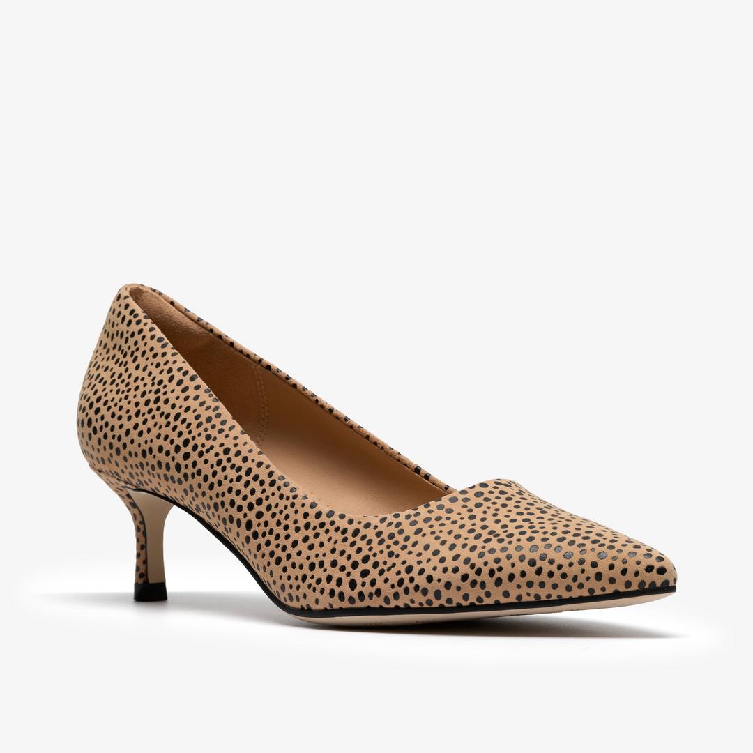 Womens Zarey Court Animal Print Court Shoes - Image 4
