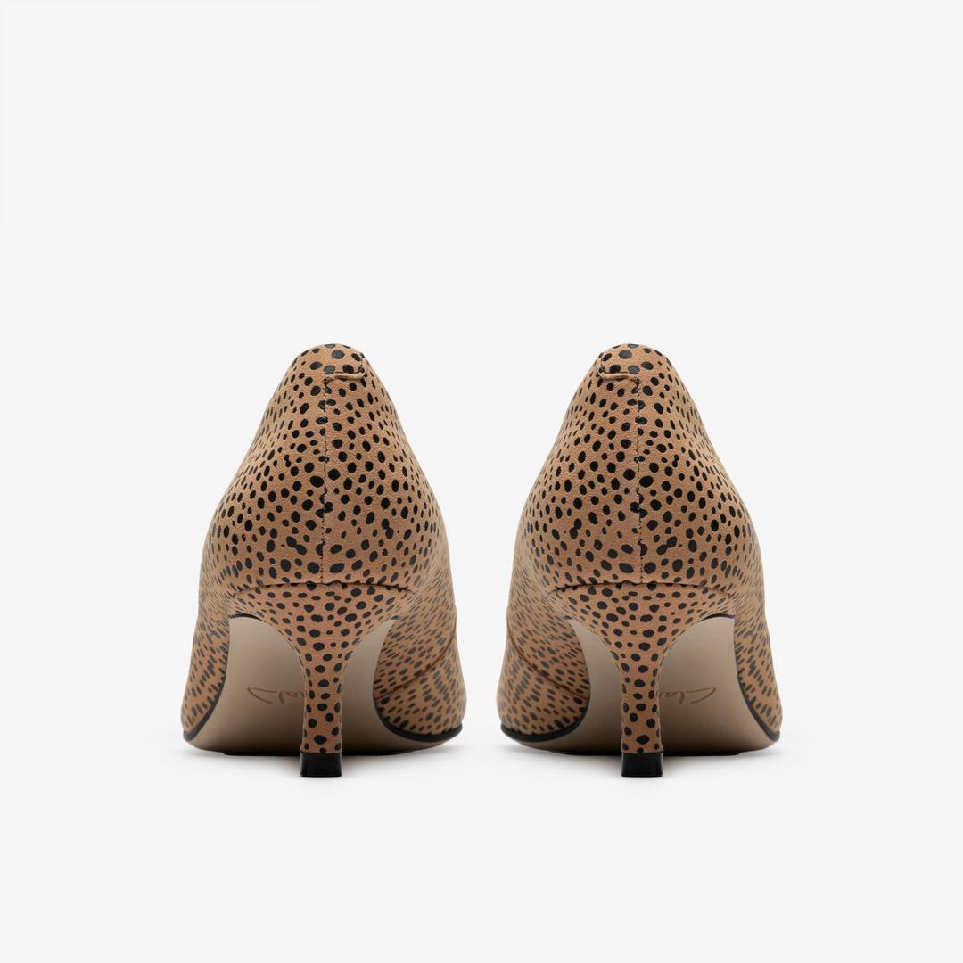 Womens Zarey Court Animal Print Court Shoes - Image 5