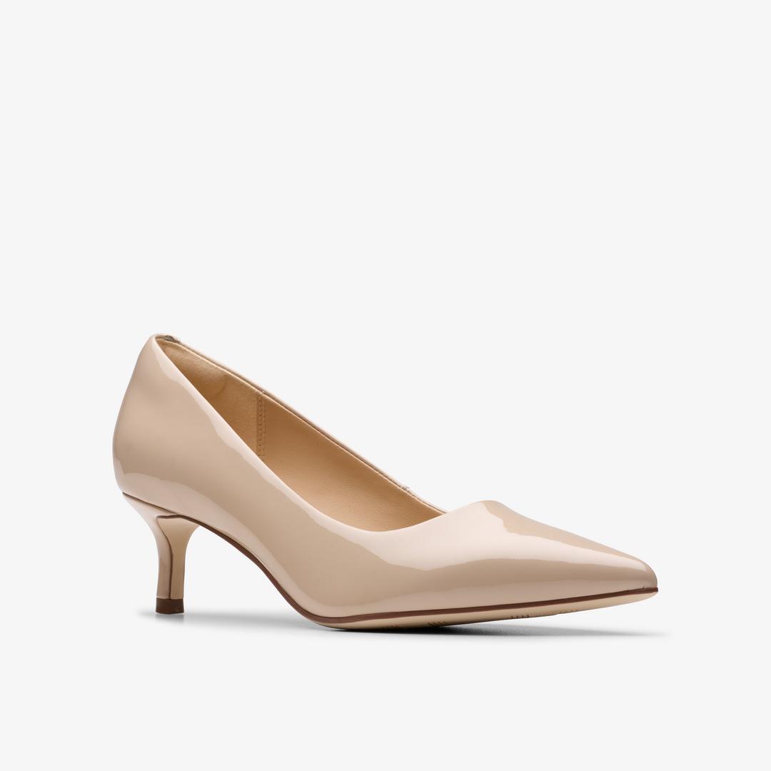 WOMENS Zarey Court Sand Patent Court Shoes US - Image 5