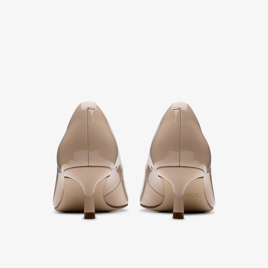 WOMENS Zarey Court Sand Patent Court Shoes US - Image 6