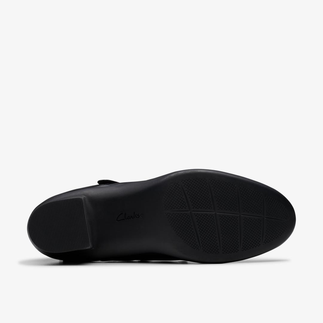Womens Shaya Jane Black Leather Mary Janes - Image 4