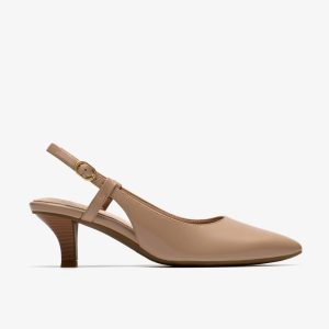 Womens Kepley Lane Beige Leather Pumps