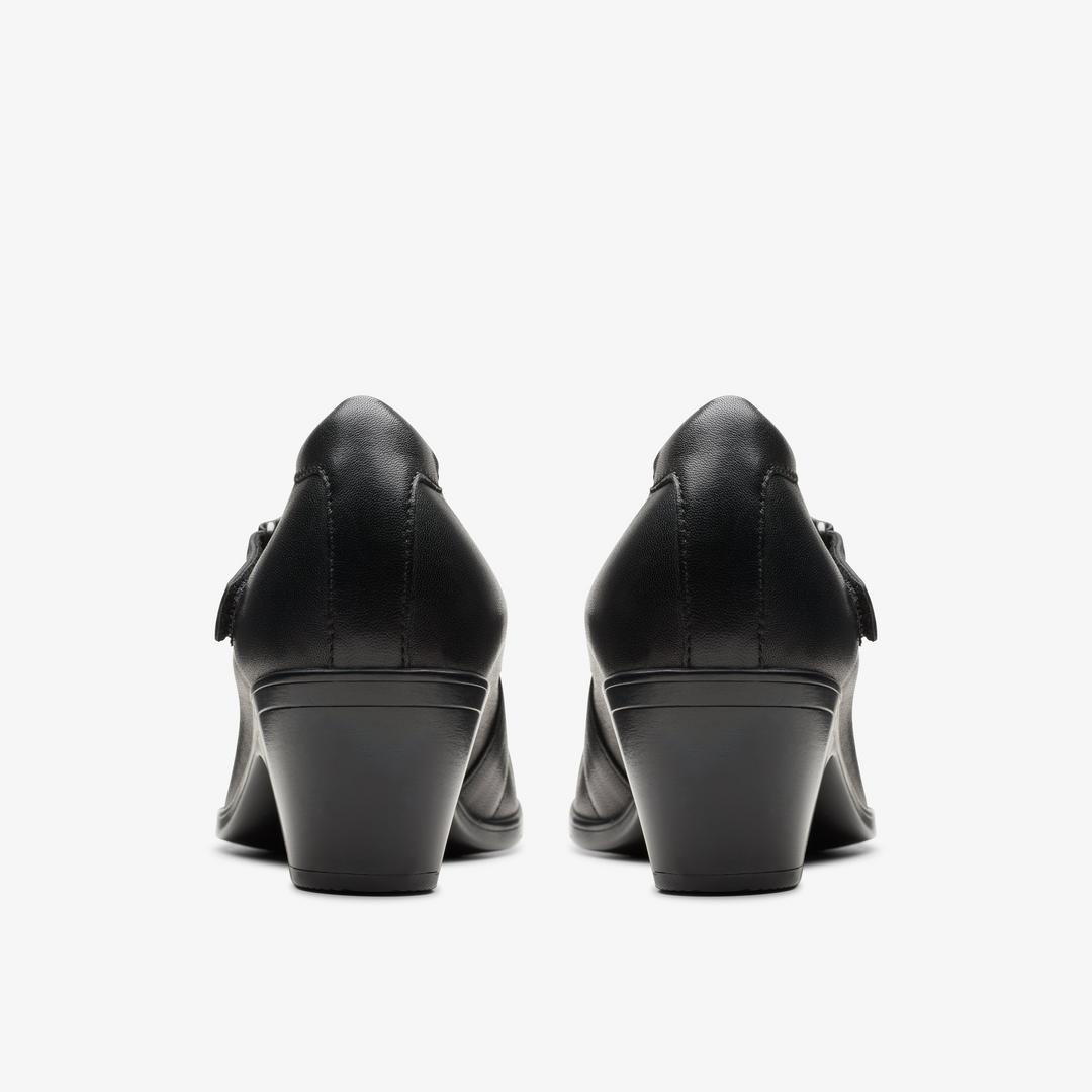 Women's Emily 2 Mabel Black Leather Mary Jane Shoes - Image 5