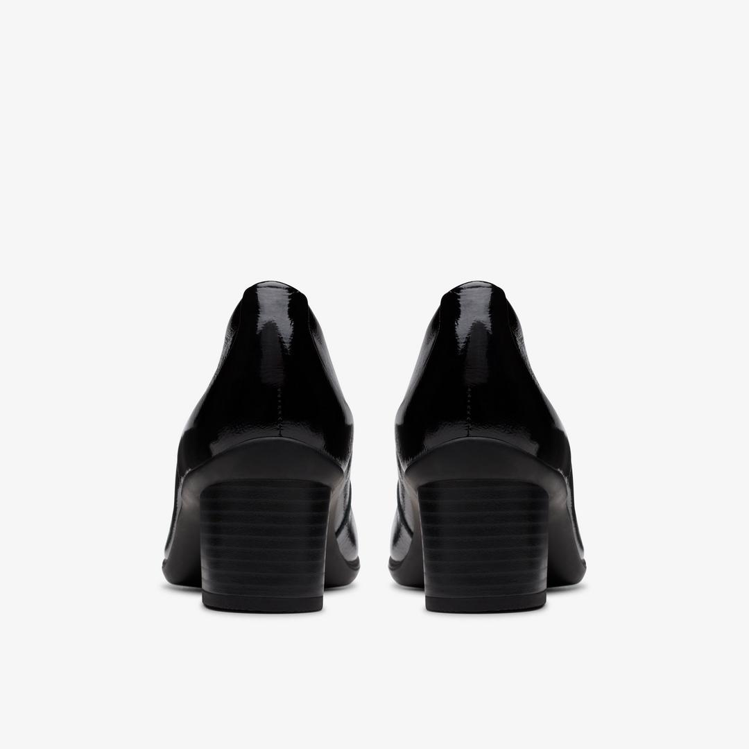 Womens Shaya Poppy Black Patent Pumps - Image 5