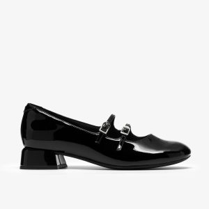 Women Daiss30 Shine Black Pat Shoes US