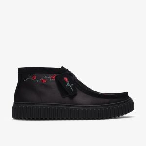 Mens Torhill Hi Black Ankle Boots