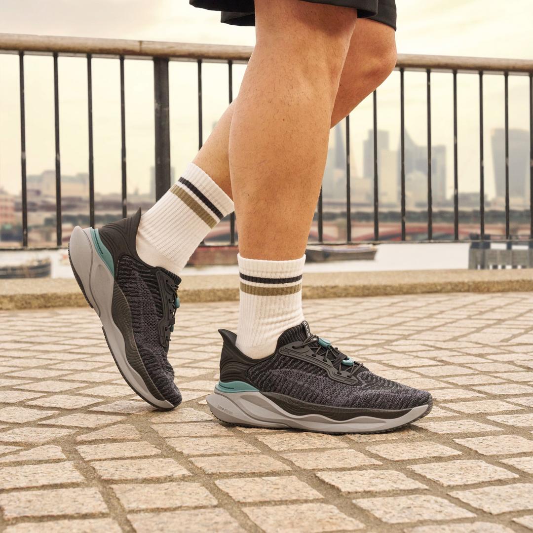 Mens Pace Rise Black Combination Sneaker - Image 3