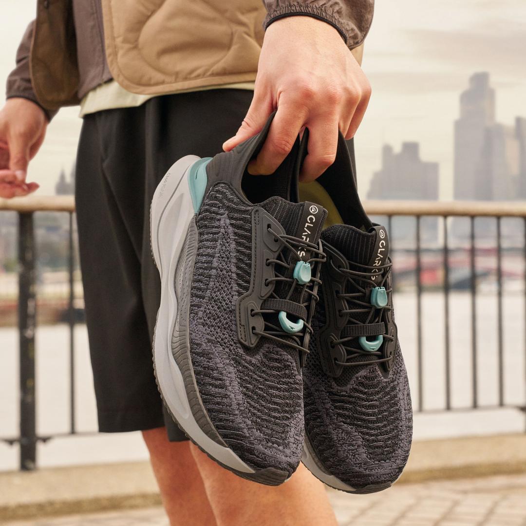 Mens Pace Rise Black Combination Sneaker - Image 5