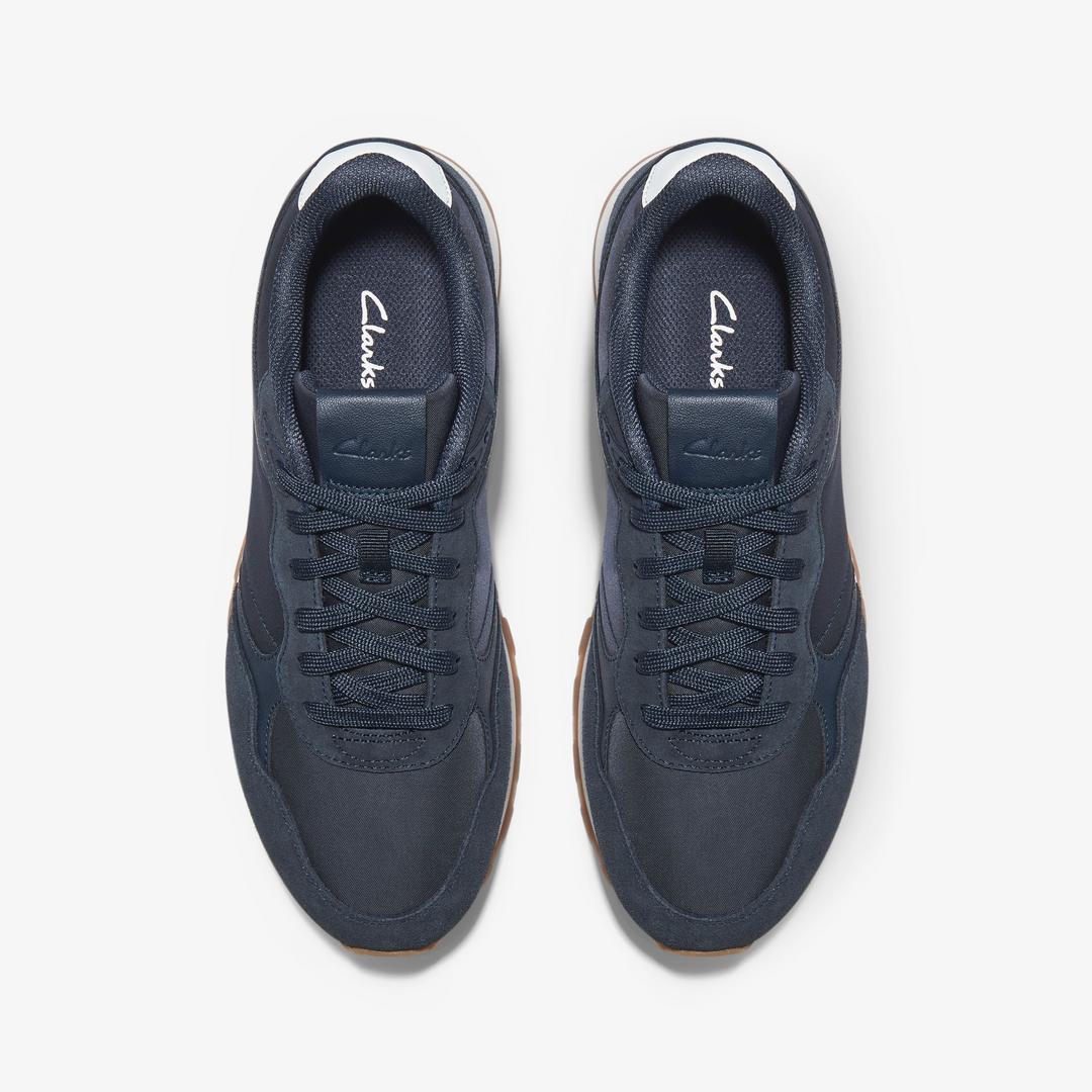 Mens Molland Go Navy Combination Sneakers - Image 6