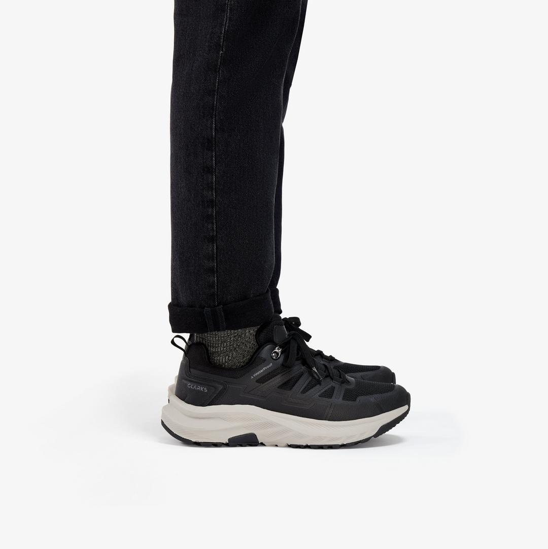 Mens Enford Lo WP Black Sneakers - Image 2