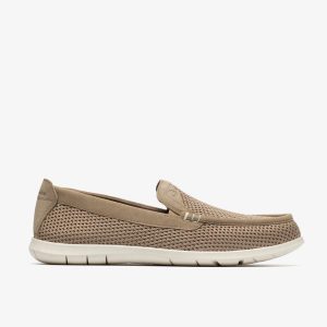 Mens Flexway Step Sand Knit Slip Ons