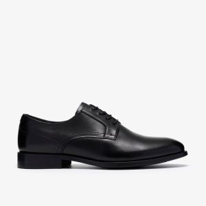 Mens Bowburn Lace Black Leather Brogues