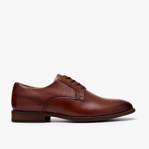 Mens Bowburn Lace Tan Leather Brogues