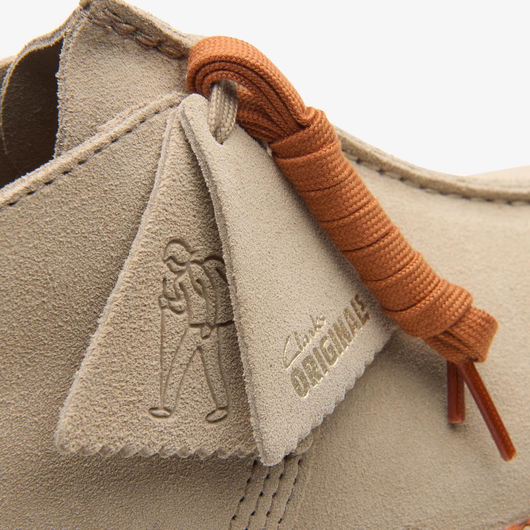 Mens Desert Trek Sand Suede Shoes US - Image 7