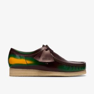 Mens Wallabee Brown Brush Off Wallabees